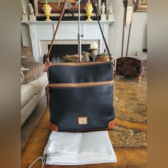 Dooney & Bourke Black and Brown Bag - Picture 7 of 12